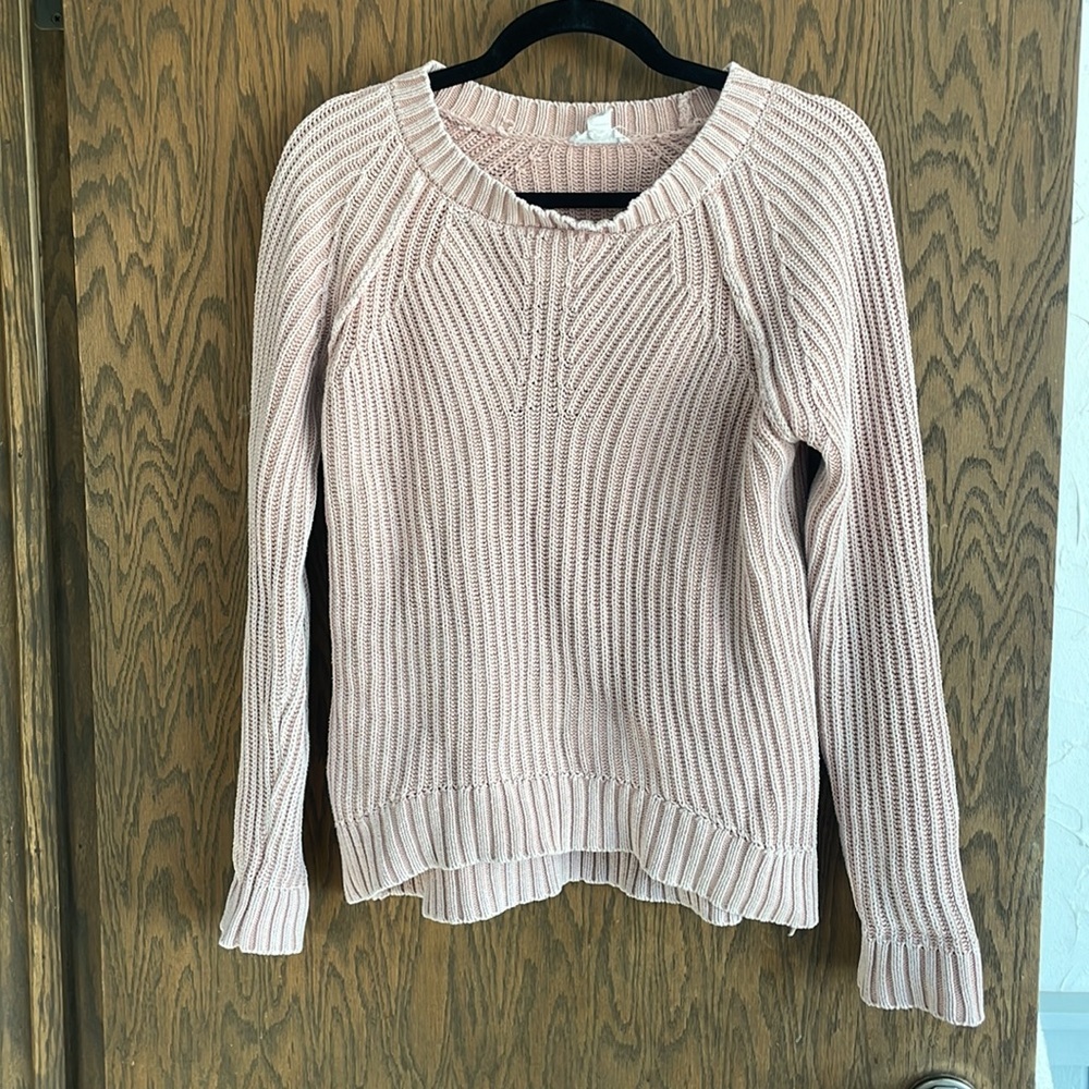 Tribal Women's Sweater in Light Pink
